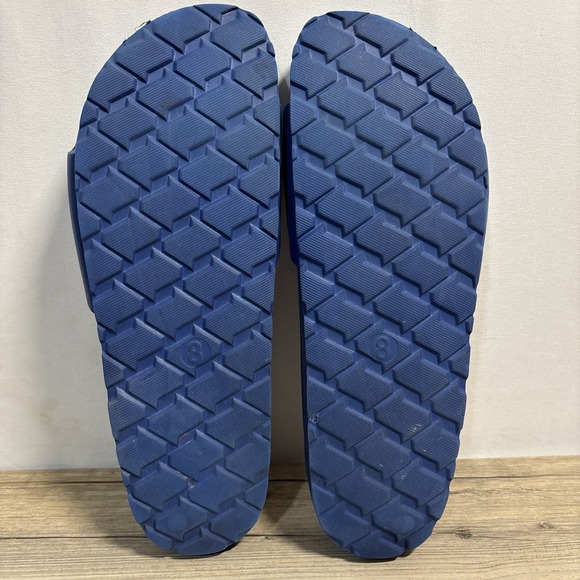 Women's 8 G. H. Bass Navy Blue Buckle EVA sandal - Picture 8 of 9